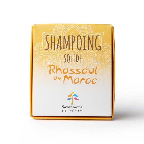 Shampoing solide bio saponifié à froid - naturel - Rhassoul - Meilleur produit bio 2020