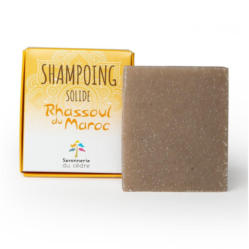 Shampoing solide au Rhassoul bio - 100g