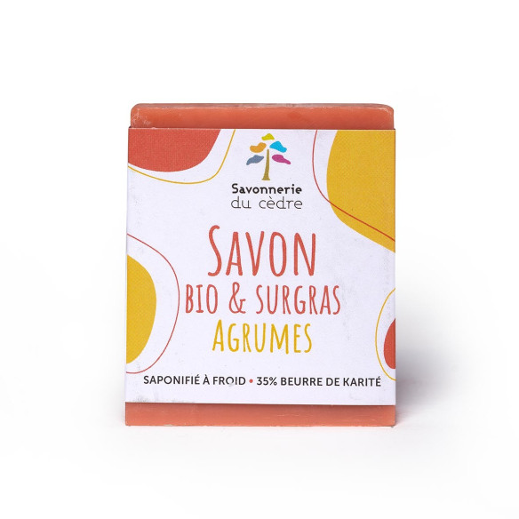 Savon bio naturel et artisanal - Agrumes - Saponifié à froid