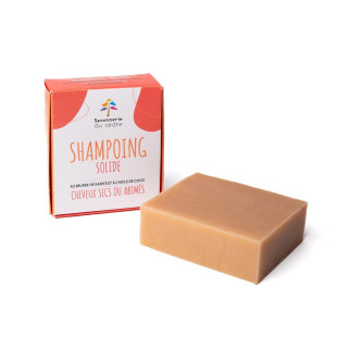Shampoing solide bio cheveux secs au beurre de karité et à l'huile de coco